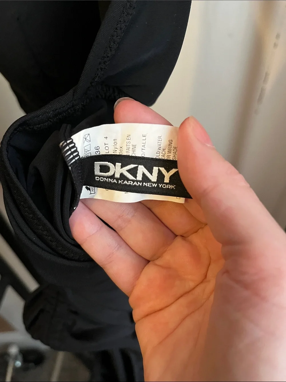 DKNY Black Halter Swimsuit - Picture 2 of 9
